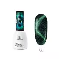 Гель-лак Illusia 10D, кошачий глаз №06 - зеленый фиолетовый, TNL Professional, 7 мл Гель-лак Illusia 10D, кошачий глаз №06 - зеленый фиолетовый, TNL Professional, 7 мл