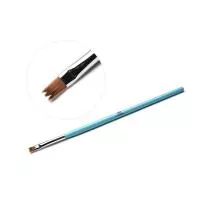 Кисть для дизайна ногтей TNL фигурная Кружево№6 (голубая) Кисть для дизайна ногтей TNL фигурная Кружево№6 (голубая)