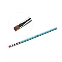 Кисть для дизайна ногтей TNL фигурная Кружево №5 (голубая) Кисть для дизайна ногтей TNL фигурная Кружево №5 (голубая)