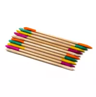 Палочки деревянные с абразивным наконечником 12 см (10 шт./уп) TNL