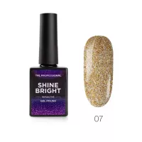 Гель-лак Shine bright светоотражающий №07 - Золотой блеск, TNL Professional, 10 мл Гель-лак Shine bright светоотражающий №07 - Золотой блеск, TNL Professional, 10 мл