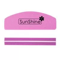 SunShine, Пилка для шлифовки луна МИНИ розовая 100/180 S39PK-M, 1 шт SunShine, Пилка для шлифовки луна МИНИ розовая 100/180 S39PK-M, 1 шт